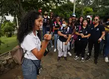Jóvenes de Todas y Todos a Estudiar, recorrer sitios históricos de Cali
