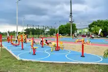 Alcaldía de Cali y Ministerio de Vivienda entregaron nuevo  Parque  "Lago Azul" que beneficiará a la comunidad del oriente de la ciudad. 