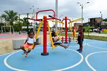 Alcaldía de Cali y Ministerio de Vivienda entregaron nuevo  Parque  "Lago Azul" que beneficiará a la comunidad del oriente de la ciudad. 