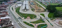 Terminal Aguablanca del MIO, centro de conexión de todo el oriente, avanza en un 92%