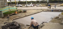 Terminal Aguablanca del MIO, centro de conexión de todo el oriente, avanza en un 92%