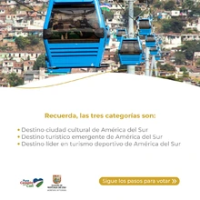 Desde el lunes se abren las votaciones para que Cali siga siendo protagonista en los ‘Premios Óscar del Turismo’