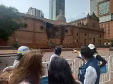 Alcaldía de Cali minimiza riesgos en desplome de muro contiguo a torre mudéjar