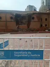 Alcaldía de Cali minimiza riesgos en desplome de muro contiguo a torre mudéjar