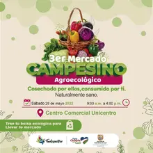 Prográmate con lo fresco, natural y orgánico en nuestros ‘Mercados Campesinos’