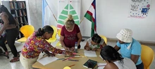 Las mujeres de Ciudadela Recreativa el Pondaje y Charco Azul activan una gran red de apoyo y solidaridad.