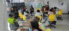 Las mujeres de Ciudadela Recreativa el Pondaje y Charco Azul activan una gran red de apoyo y solidaridad.