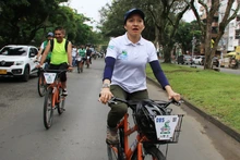Caleños pedalearon contra el cambio climático
