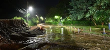 Alcaldía atiende a afectados tras fuertes lluvias 