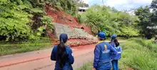 Alcaldía atiende a afectados tras fuertes lluvias 