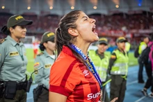 Técnico campeón y goleadora del América de Cali agradecieron apoyo de la Alcaldía 