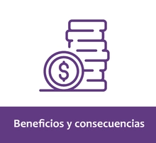 Botón Beneficios y consecuencias