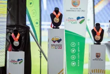 Embajador del Mundial Sub 20 de Atletismo encabezó entrega de las medallas en el Pascual Guerrero