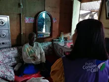 Con el Corazón Contento, Bienestar Social visitó asentamientos