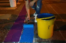 8 pasos peatonales engalanan la ciudad en el Día Internacional del Orgullo LGBTIQ+