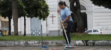 Caleños madrugaron a embellecer a la Precursora de la Independencia