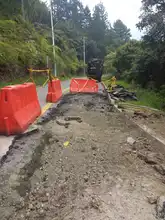 Adecúan vía en el corregimiento La Castilla por precipitaciones en el territorio