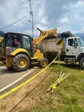 Adecúan vía en el corregimiento La Castilla por precipitaciones en el territorio