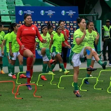 Cali enamora las jugadoras de la Copa América 