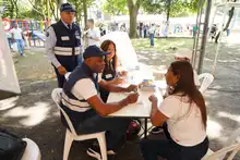 La comunidad de Primero de Mayo acudió a la cita en ‘Gobierno al barrio’
