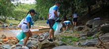 Al río Cali llegó ‘Plogging 3R’, iniciativa ambiental para recuperar su cauce