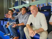 Con salsa y buen fútbol, Cali recibió al presidente de la FIFA 