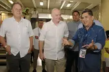 Con salsa y buen fútbol, Cali recibió al presidente de la FIFA 