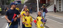 Los partidos de la selección Colombia femenina congregaron a las familias en el Pascual Guerrero