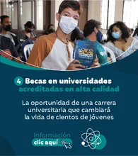 Banner Becas en universidades acreditadas en alta calidad - versión móvil 2