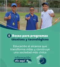Banner Becas para programas técnicos y tecnológicos - versión móvil 2