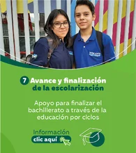 Banner Avance y finalización de la escolarización - versión móvil 2