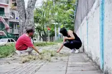 Pintar sonrisas, el regalo de la Secretaría de Vivienda para Cali en su cumpleaños