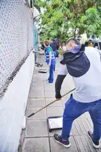 Pintar sonrisas, el regalo de la Secretaría de Vivienda para Cali en su cumpleaños