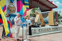 Secretaría del Deporte inauguró placa conmemorativa del Kilómetro Cero del Deporte Mundial   