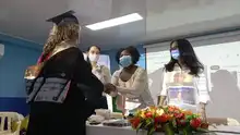 Hombres y mujeres excombatientes culminaron su ciclo formativo como bachilleres 