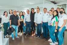 Ilustre huésped: Medallista olímpica Caterine Ibargüen se gozó visita a la Secretaría del Deporte