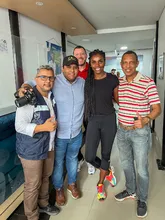 Ilustre huésped: Medallista olímpica Caterine Ibargüen se gozó visita a la Secretaría del Deporte