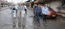 Representantes de la Agencia Francesa de Desarrollo visitaron la galería Santa Elena