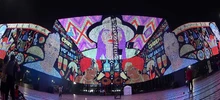Mural tecnológico de 90.000 bombillas led, enciende los corazones caleños con alegría y orgullo