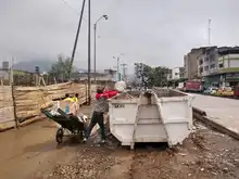 Avanzan las jornadas de limpieza en el área de renovación urbana