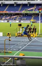 Colombia superó a EE.UU. en el relevo corto masculino, pero quedó eliminado en el Mundial de Atletismo