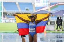 Natalia Liñares se llevó la medalla de plata en salto largo 
