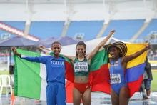 Natalia Liñares se llevó la medalla de plata en salto largo 