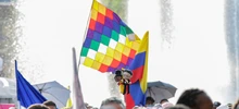  Posesion Presidente Gustavo Petro, parque Las Banderas