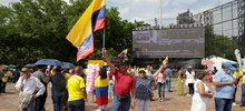  Posesion Presidente Gustavo Petro, parque Las Banderas