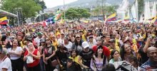 Posesion Presidente Gustavo Petro, parque Las Banderas