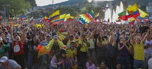  Posesion Presidente Gustavo Petro, parque Las Banderas