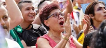  Posesion Presidente Gustavo Petro, parque Las Banderas