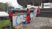 Embellecen escenario para el Festival Petronio Álvarez