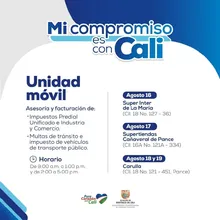 Esta semana más cerca de ti con jornadas móviles de atención al contribuyente